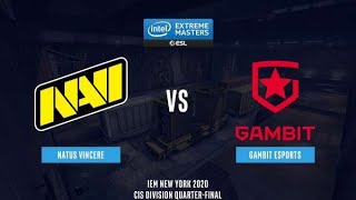 [RU] NAVI vs Gambit (1-0) BO5 | Grand Final DreamHack Masters Spring 2021