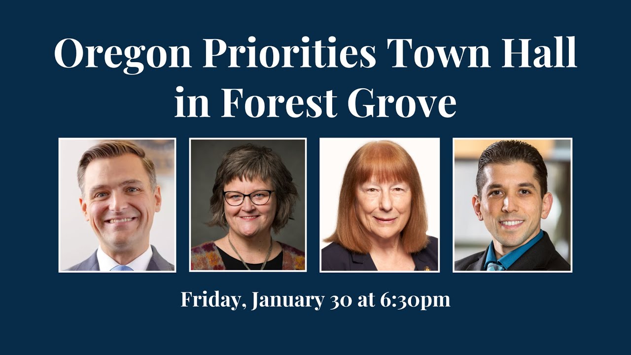 Oregon Priorities Town Hall in Forest Grove | January 30, 2026