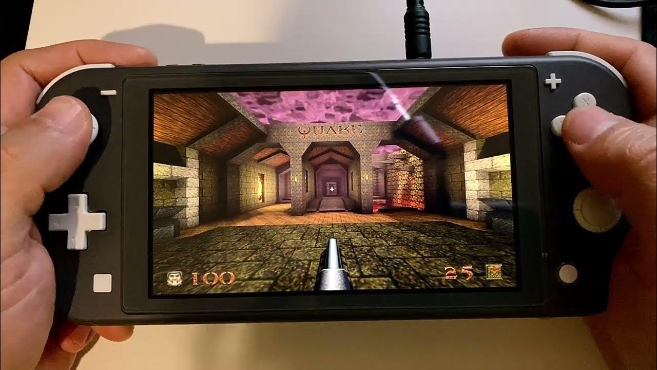 Quake gameplay en Nintendo Switch Lite YouTube