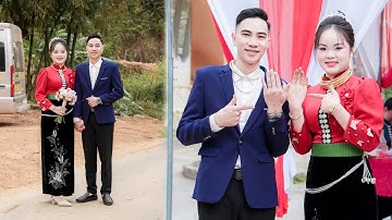 TOÀN CẢNH ĐÁM CƯỚI DÂN TỘC THÁI ĐEN PÚNG BÁNH SƠN LA - CÔ DÂU THU HUYỀN & CHÚ RỂ VĂN THẮNG
