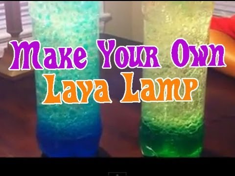 lava lamp kids experiment