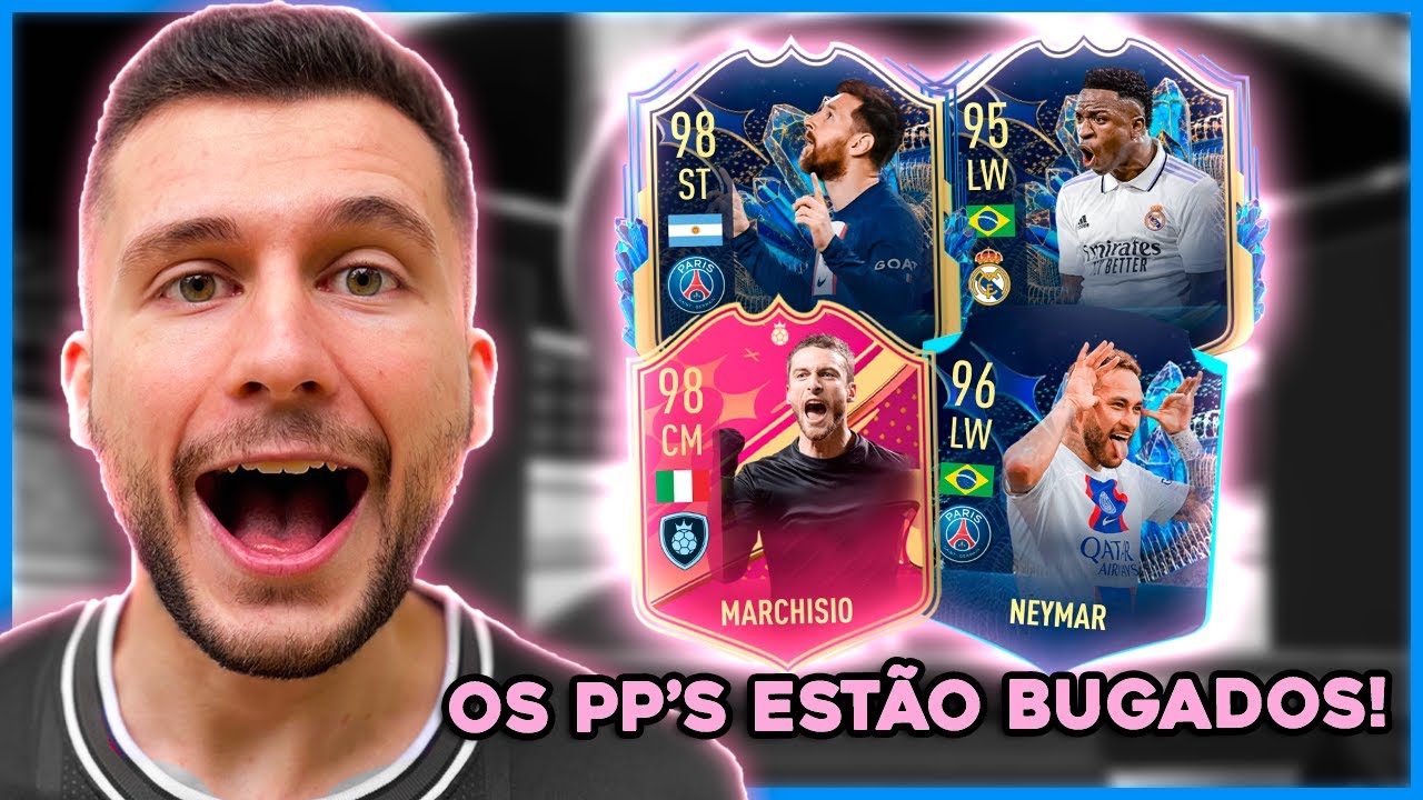 OS PP'S DA EA ESTÃO BUGADOS DEMAIS!! SÓ TIREI LENDA! NEYMAR, MESSI E ETC! FIFA 23 - ULTIMATE TEAM