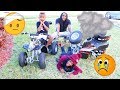 YAYA AND DJ FELL Off Their ATV Prank!!