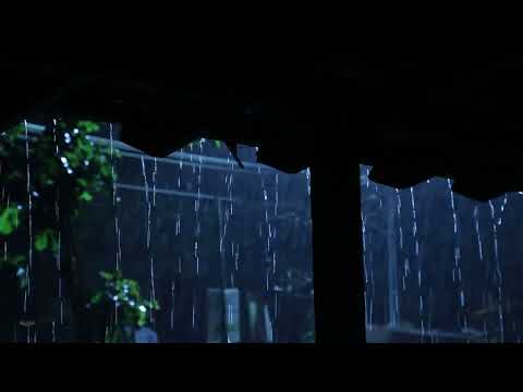 Relaxing View with Rain and  Thunder Sounds for Sleeping | Help Study, Meditation, PTSD, Insomnia