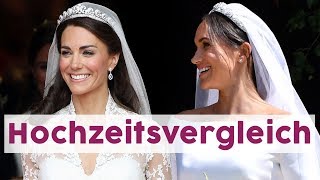 Meghan und Kate: Ihre royalen Hochzeiten im Vergleich 👰🏻