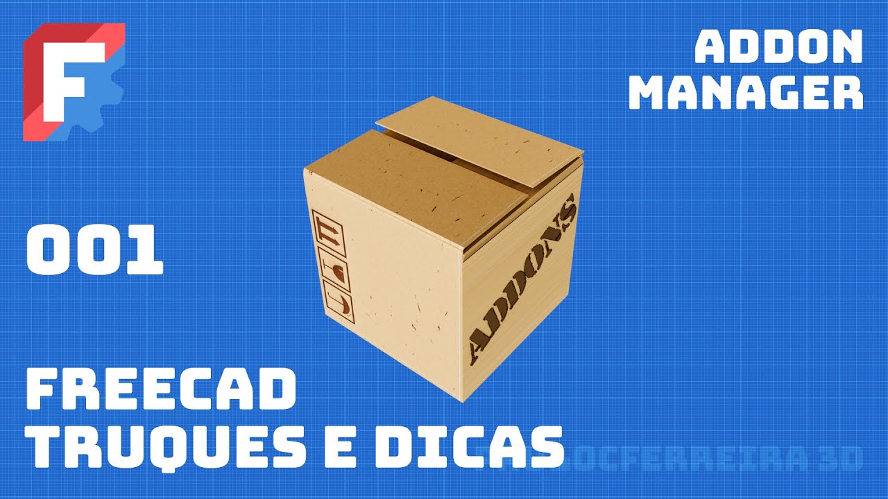Instalando addons com o addon manager freecad truques e dicas 001