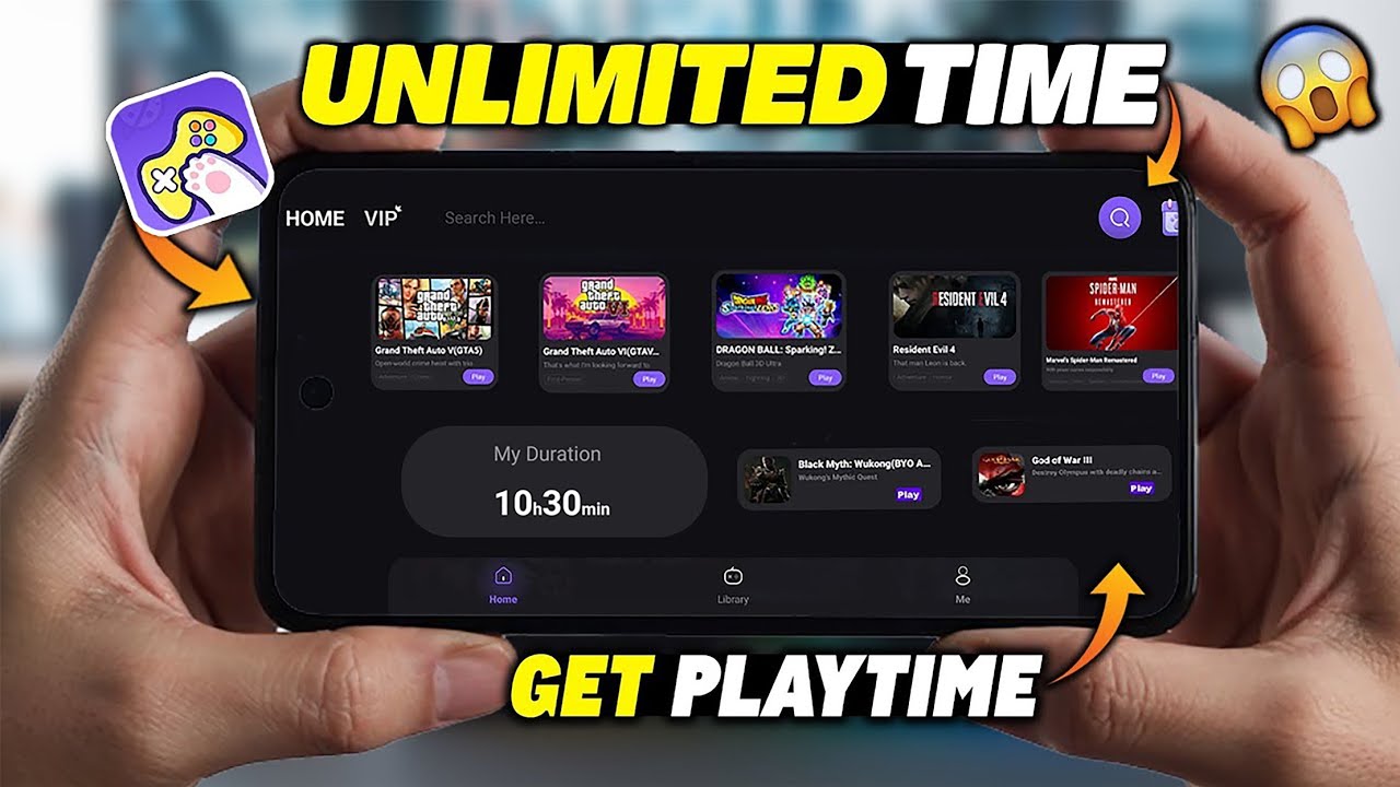Get 10 Hours Unlimited Play Time on Cato Cloud Gaming App 😱 | Best ...