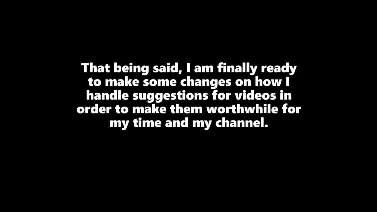 My YouTube Video Suggestions Update!