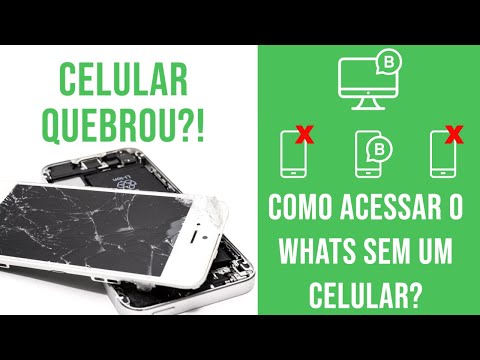 Celular quebrado? Acesse o Whatsapp sem celular em 3 passos simples