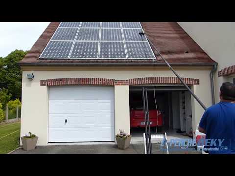 Nettoyage panneaux solaires photovoltaïques 