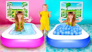 Las aventuras en la piscina inflable de Diana y Oliver by Diana and Roma ESP 3,962,931 views 1 month ago 6 minutes, 26 seconds