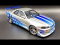 Building a Replica Nissan Skyline R34 GT-R from 2 Fast 2 Furious in 1:24 scale