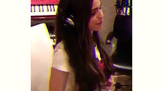 Hala al turk singing song ydk blras in the studio 😘😘 by hala al turk Resimi