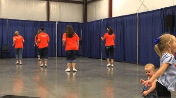 Moves Like Jagger clogging performance