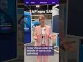 Anja Rosker with SAP runs SAP welcomes us to Day 2 of SAP Sapphire Madrid