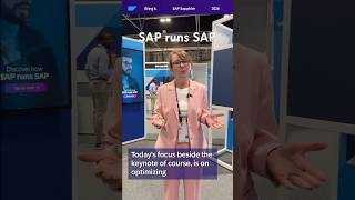 Anja Rosker with SAP runs SAP welcomes us to Day 2 of SAP Sapphire Madrid