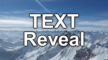 Text Reveal Effect Vegas Pro 16