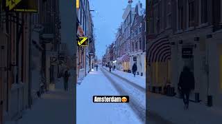 How Does Winter Look Like In Amsterdam Say No More netherlands amsterdam shorts europe