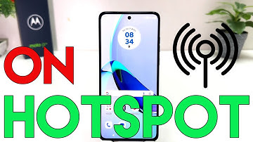 How to Set Up Mobile Hotspot on Motorola Moto G84 - Create WiFi Hotspot