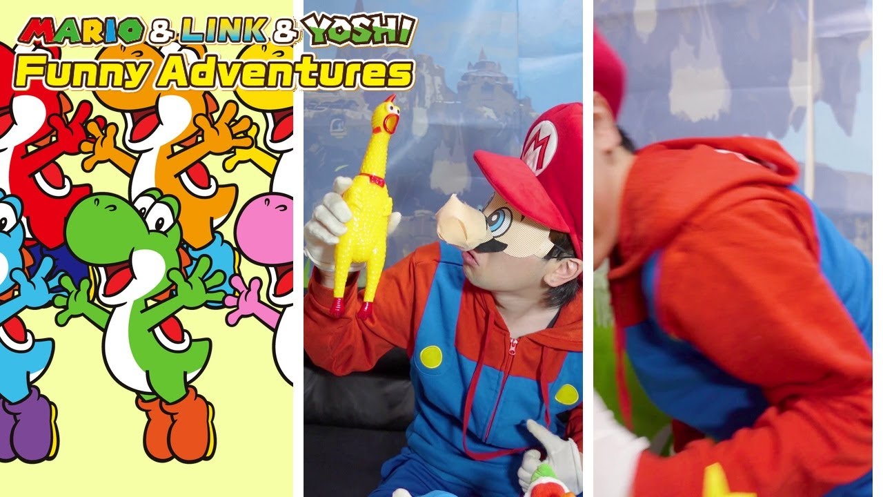 The Funny Adventures of Mario & Link ＆ Yoshi 🤣 ＃4467 - YouTube