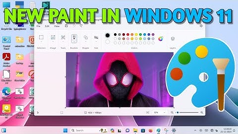 New Microsoft Paint App in Windows 11 23h2 | With Background Remove and Layers
