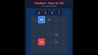 Fun Sum to 72! #riddle #game #puzzle #braingames #brainteaser