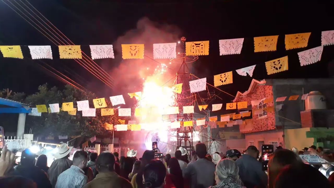 Insendio de castillo del 14 de febrero de la fiesta patronal 2026 (otates)
