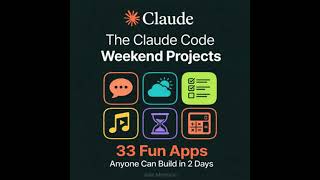 The Claude Code Weekend Projects: 33 Fun Apps Anyone Can Build in 2 Days Audiobook by Jake Morrison News