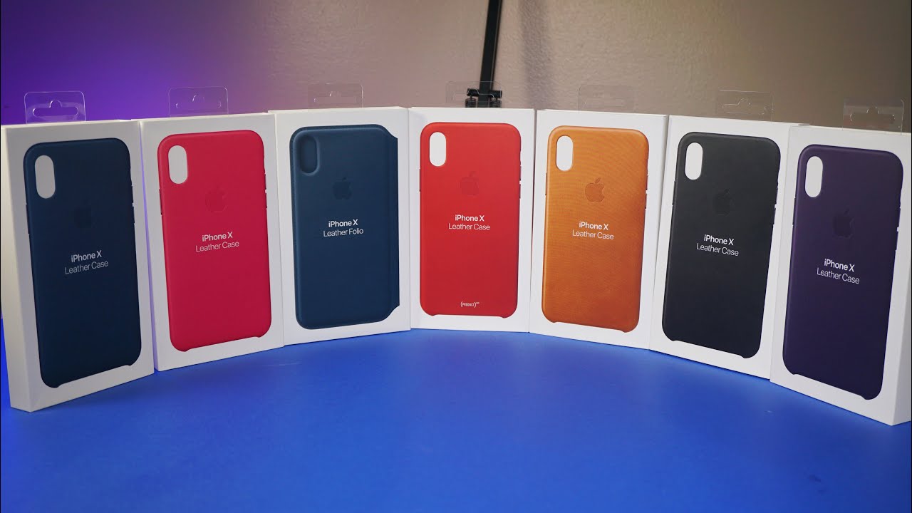Testing Out All The Apple iPhone X Leather Cases In 2017