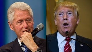 Trump takes on Bill Clinton in tweets