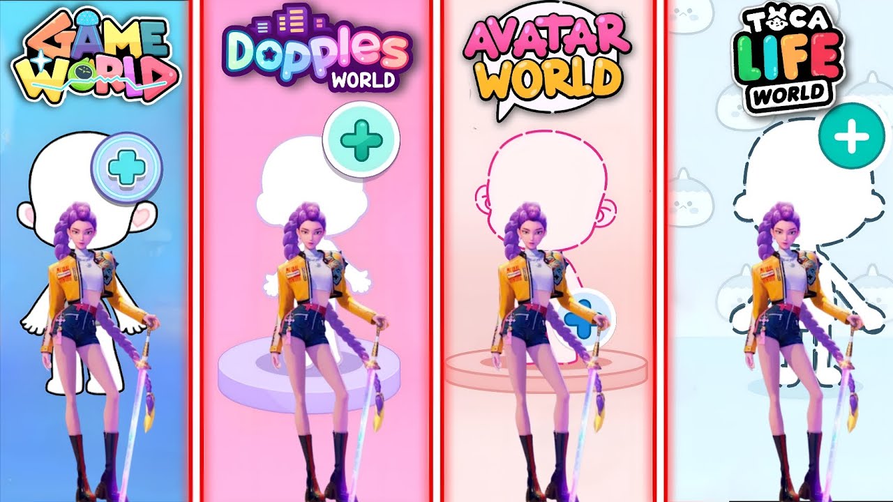 How To Make Rumi 💜✨from K-pop Demon Hunters in 4Gameplay! 