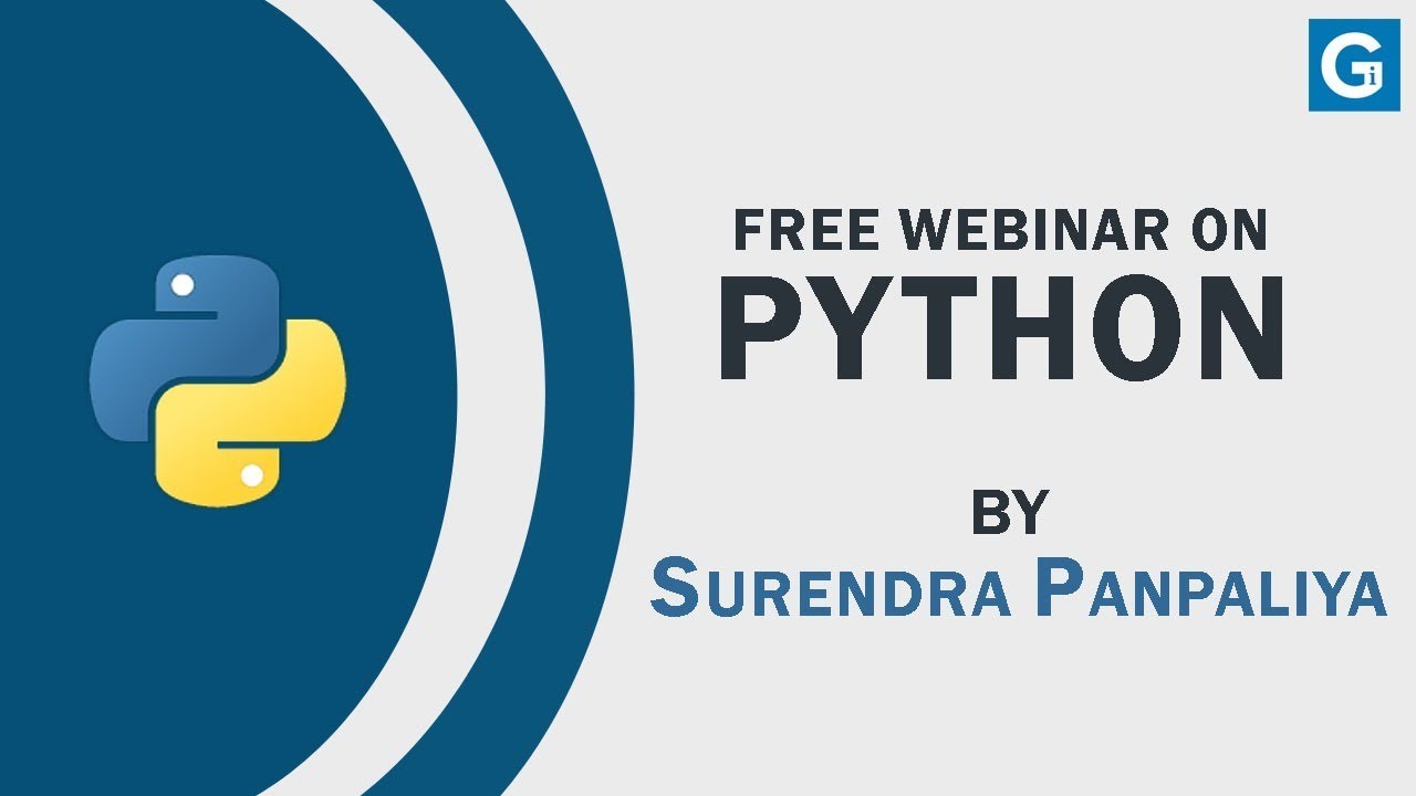 Free Webinar on Python | Why Python | GKTCS Innovations - YouTube