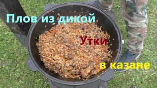 Плов из дикой Утки в Казане