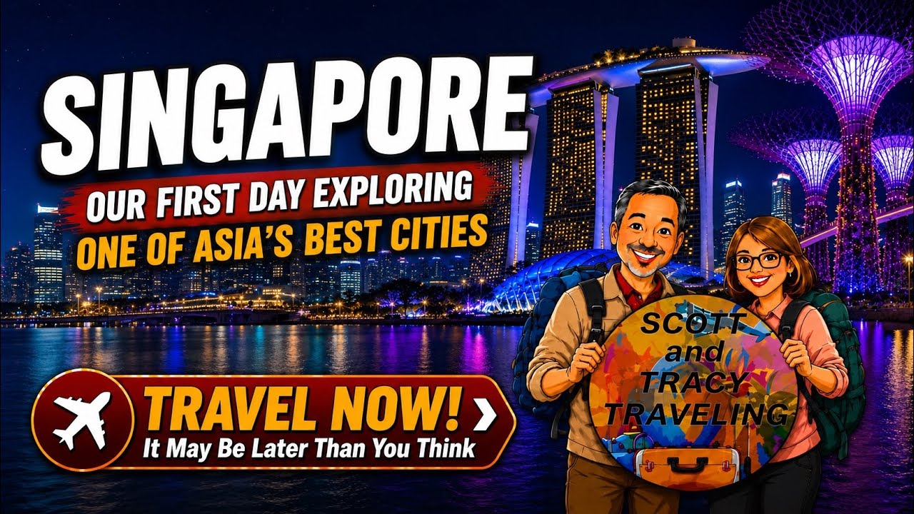 Singapore Travel Vlog 2026 | First Day Exploring One of Asia’s Best Cities - Part of our 55 Day Trip