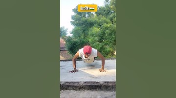 5 claps push ups challenge 🇮🇳🇺🇲#waitforend #indian #shorts