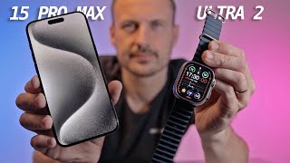 📱⌚️iPhone 15 Pro Max a Apple Watch Ultra 2 po měsíci používání