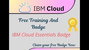 IBM || IBM cloud Essentials Course Final Test Answers