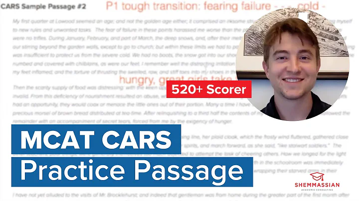 MCAT CARS Passage Walkthrough w/ a 99th Percentile Scorer