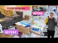 Clean with me:   QUICK LIVING ROOM CLEAN | ClEANING MOTIVATION | ORGANIZE AND DECLUTTERING