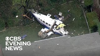 Witnesses describe terrifying scene after plane crash in California neighborhood