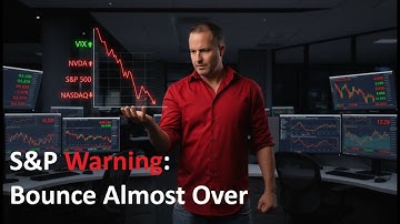 Stock Market Warning: The Bounce Is Coming To An End Based On Technical Analysis, Here Is The Trade