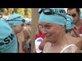 Amazing Grace: Patient's Mother, Oncologist Brave Open Water for Emotional Tribute