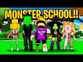 My First day at MONSTER SCHOOL in Roblox BROOKHAVEN RP!!