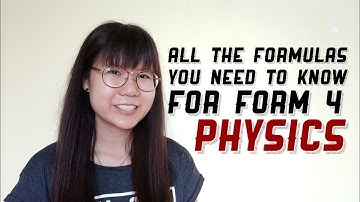 ALL THE FORMULAS FOR FORM 4 PHYSICS SPM | victoriactual