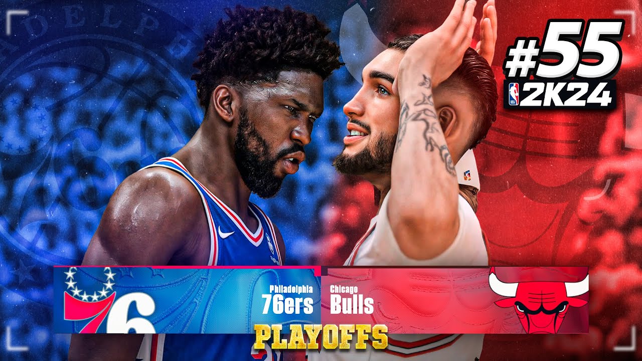 ESTREIA NOS PLAYOFFS PELO BULLS! NBA 2K24 MyCareer (Ep.55)