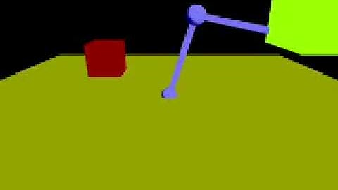 Anthropomorphic Robot Arm - Artificial Potential Field (no repulsive)