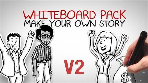 Whiteboard Pack - Make Your Own Story Template - After Effects Project
