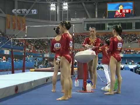 Women Team final 16th Asian Games gymnastic 2010 p...