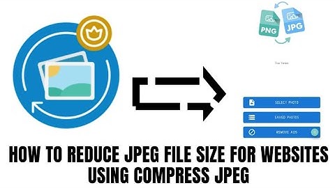 How to reduce JPEG File size for websites using Image Converter App