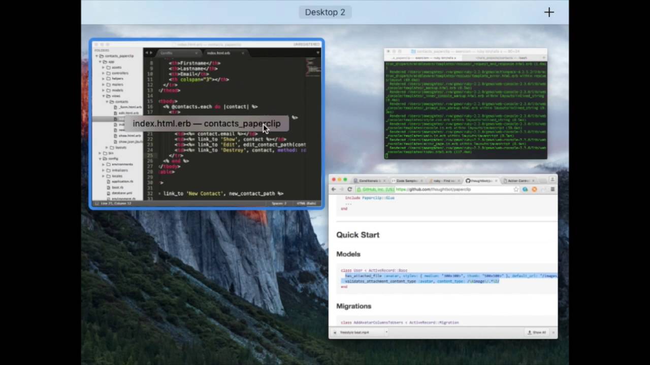 Setting up paperclip - YouTube